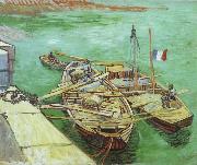 Vincent Van Gogh The Rhonebarken, Sweden oil painting artist